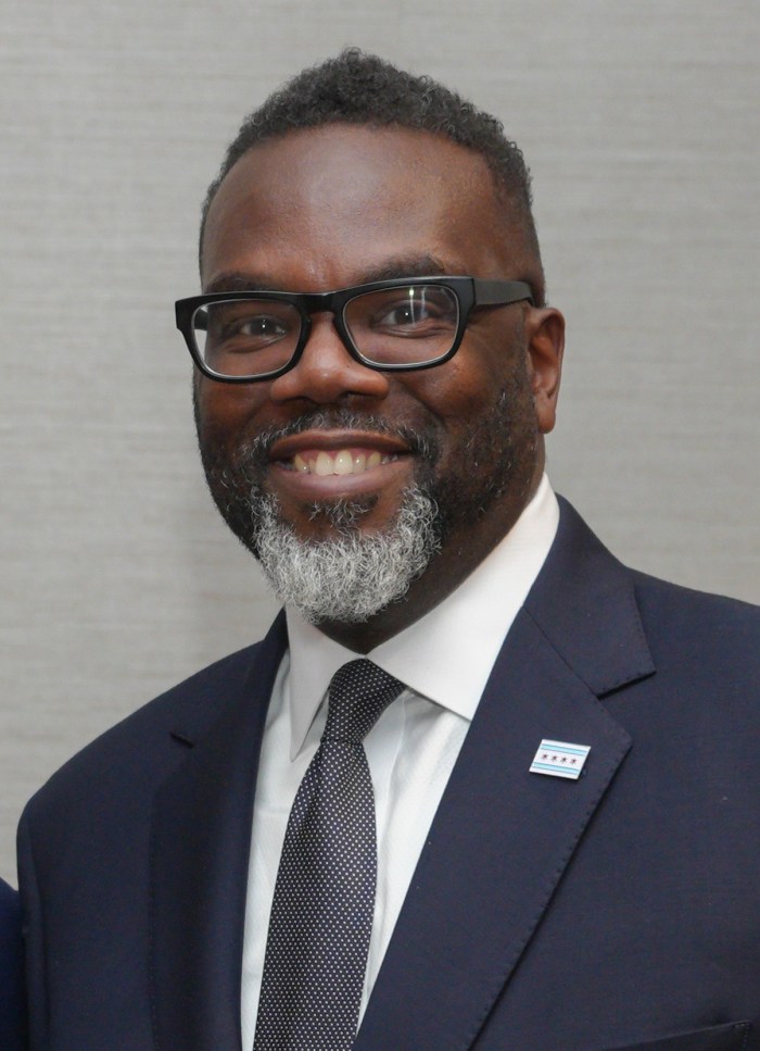 Mayor Brandon Johnson of Chicago